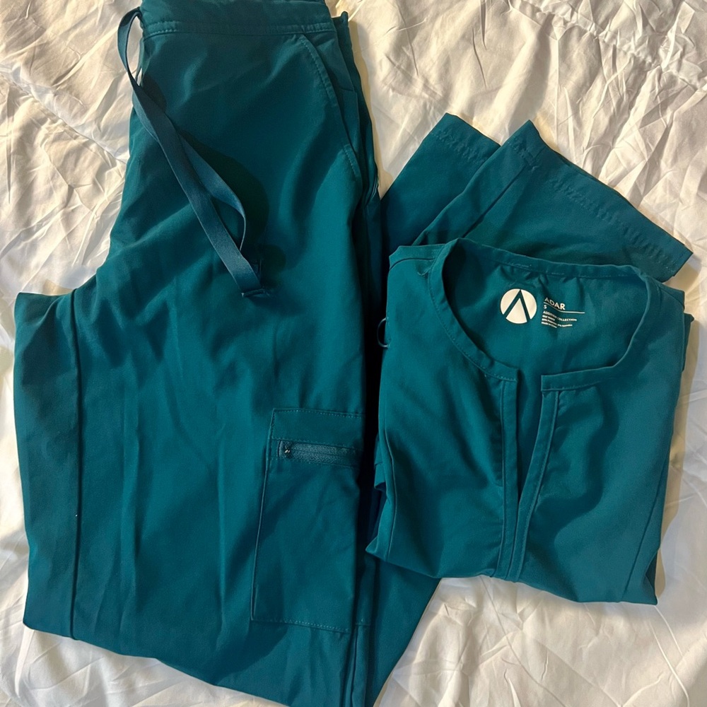 Adar Medical Green Scrub Set